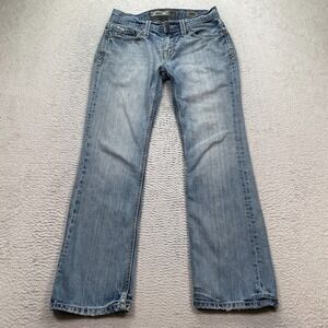 BKE Aiden Jeans Men's Size 29S (Fits 29X29) Whiskered Buckle Western Cowboy